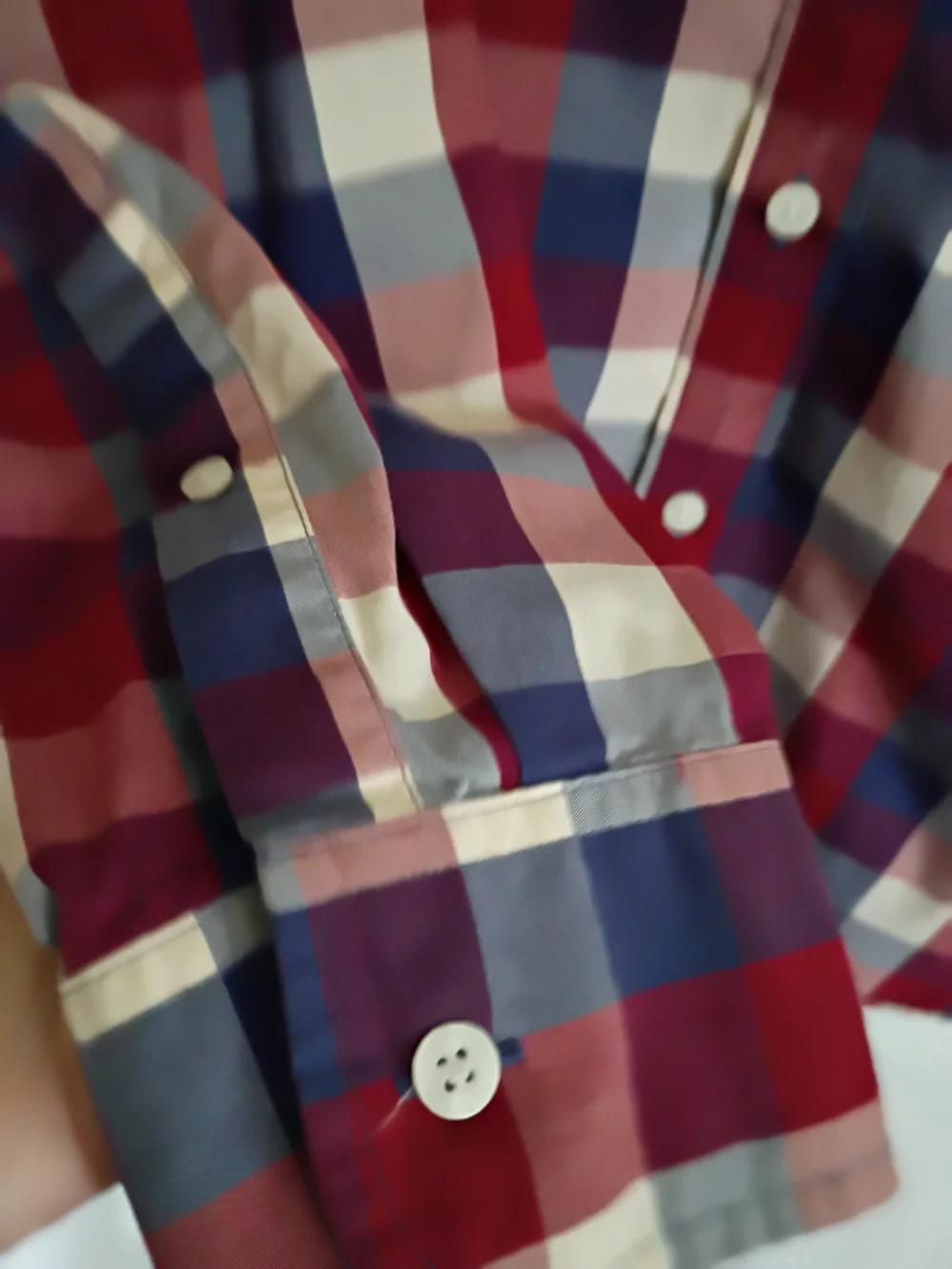 J.Crew Men’s Red and Blue Plaid Button-Down Shirt